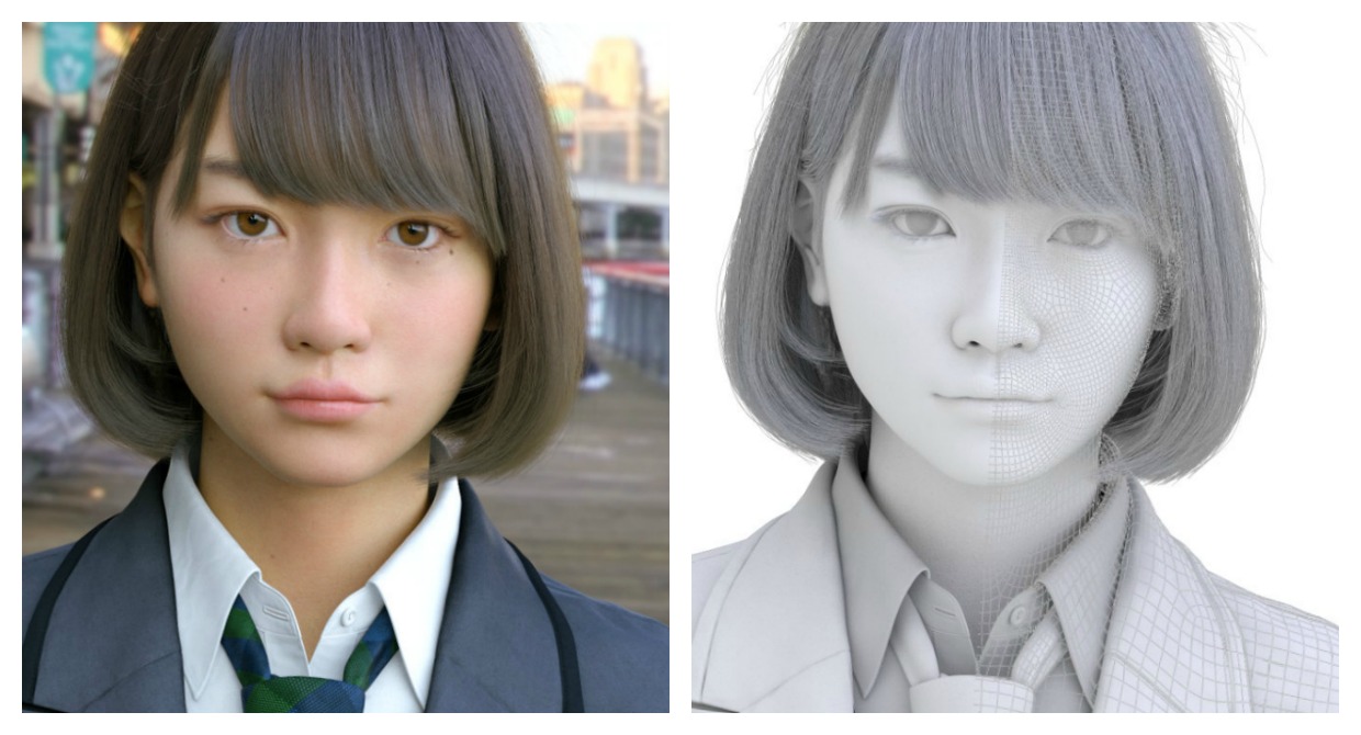 Saya 2016 The New And Improved Computer Generated Japanese Schoolgirl 2433
