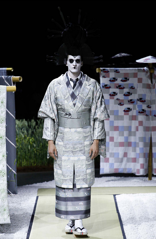 Matrix Overeenkomstig aanvulling Thom Browne's 2015 Menswear Inspired by Japaneses Textile and Geishas |  Spoon & Tamago