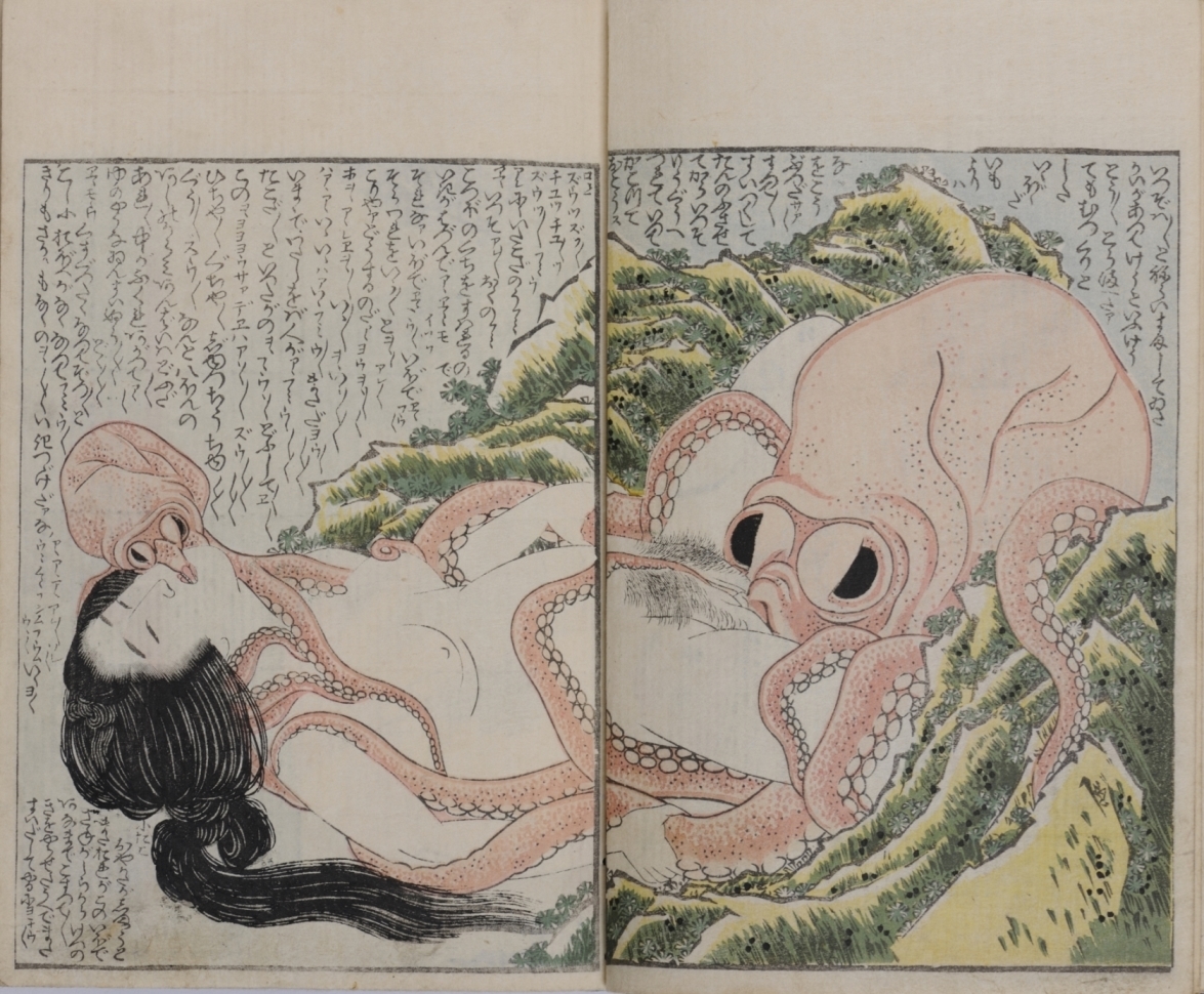 Vintage Japan Octopus - Shunga: Japanese Erotic Art from the 1600s â€“ 1800s | Spoon & Tamago