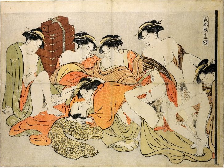 728px x 546px - Shunga: Japanese Erotic Art from the 1600s â€“ 1800s - Spoon & Tamago