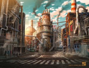 Post-Apocalyptic Illustrations of Tokyo in Ruins | Spoon & Tamago